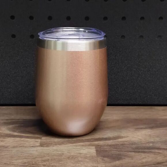 Wine Tumbler 1990 Birthday Rose Gold - Picture 3 of 6